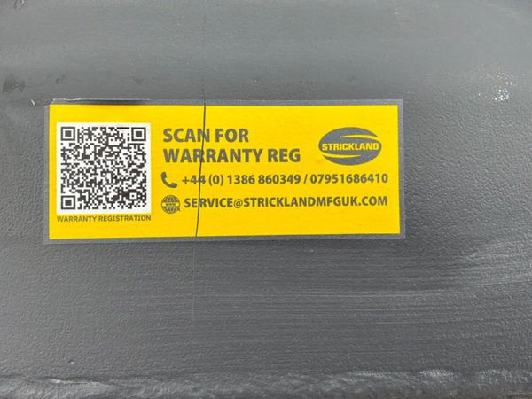 New / unused Strickland quick hitch...100mm pins.. 395916650