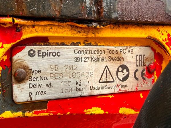 2018 Atlas Copco / Epiroc Hammer / Breaker ...45mm 396608011