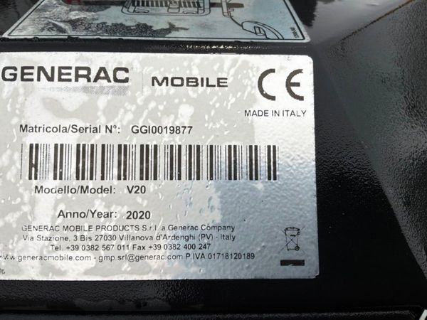 2020 Generac v20 mobile lighting tower...1418 hour 396613442