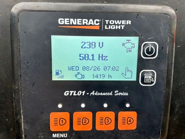 2020 Generac v20 mobile lighting tower...1418 hour 396613457