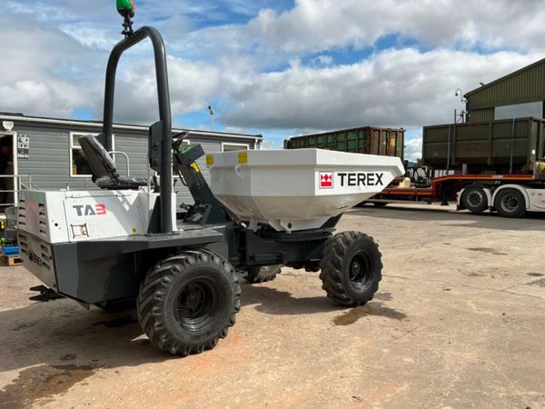 Terex 3 ton swivel tip dumper.....2754 hours....72 397117276
