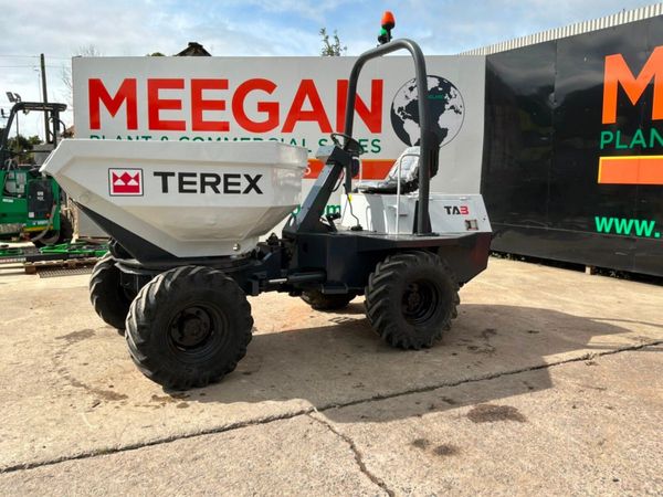 Terex 3 ton swivel tip dumper.....2754 hours....72 397117280