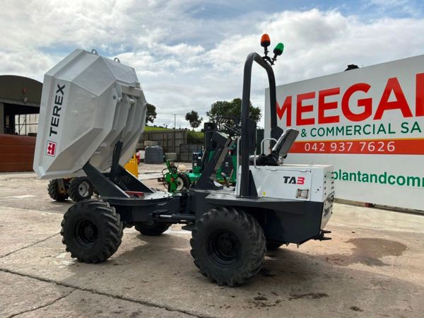 Terex 3 ton swivel tip dumper.....2754 hours....72 397117288