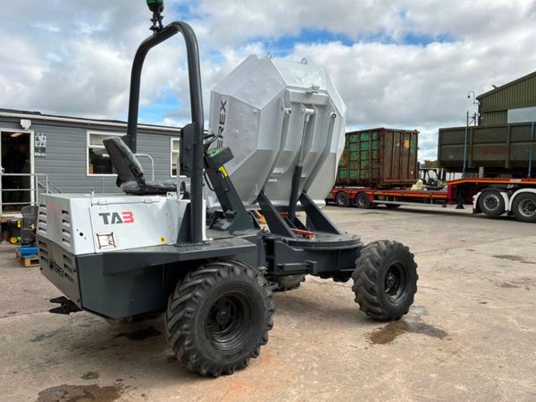 Terex 3 ton swivel tip dumper.....2754 hours....72 397117290
