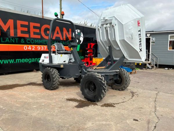 Terex 3 ton swivel tip dumper.....2754 hours....72 397117292