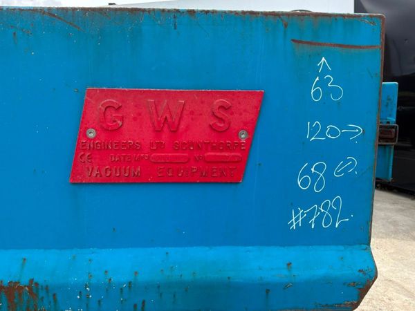 GWS  5/mt3 Silt retention / sealed vacuum skip.... 397117325