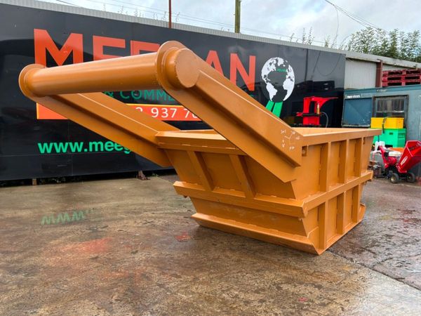 New / unused 7cu/yd excavator material drag skip.. 397256198