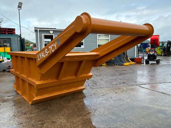 New / unused 7cu/yd excavator material drag skip.. 397256200