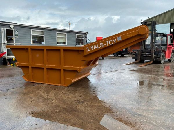 New / unused 7cu/yd excavator material drag skip.. 397256204