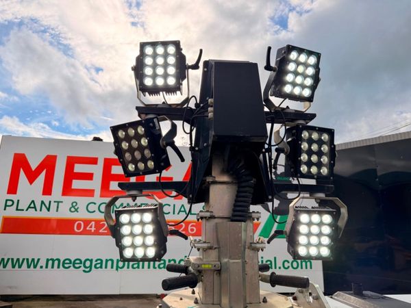 Trime X-ECO  LED Lighting Tower   Damaged Drawbar. 397353854