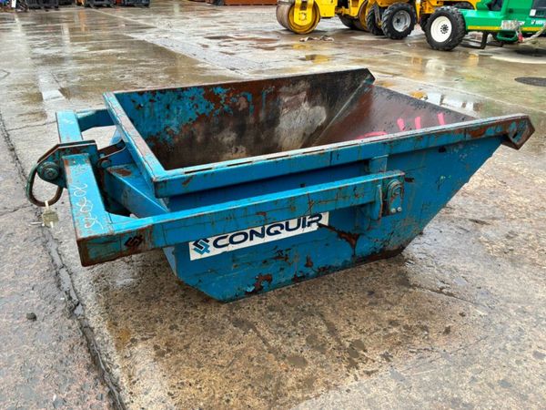 1000 litres Conquip self tipping rubble boat skip. 397373318