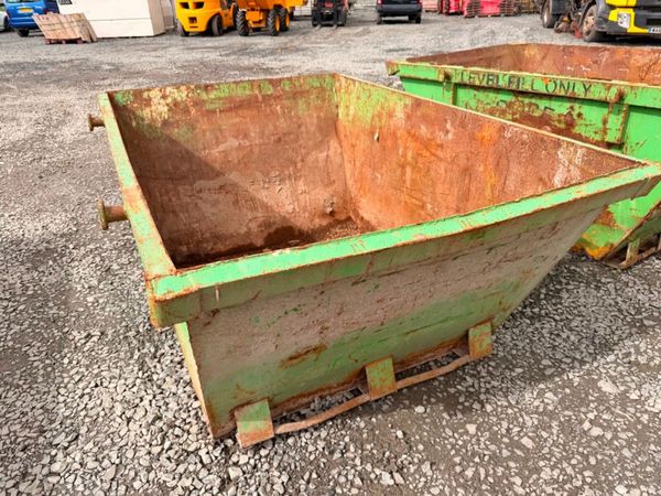 2 yard yrd chain lift builders rubbish rubble skip 397446648