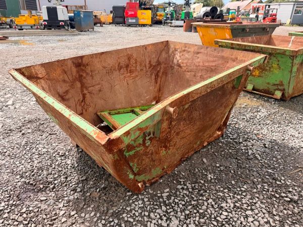 2 yard yrd chain lift builders rubbish rubble skip 397446678
