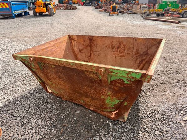 2 yard yrd chain lift builders rubbish rubble skip 397446679