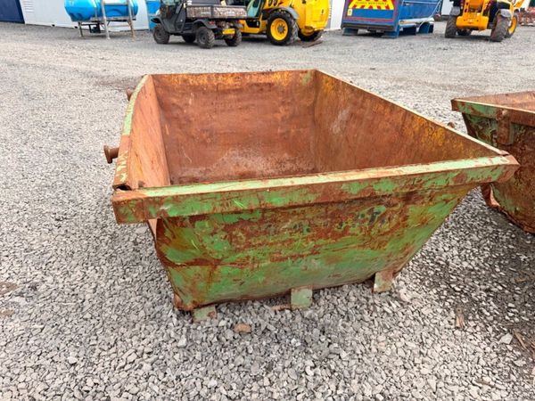 2 yard yrd chain lift builders rubbish rubble skip 397446687