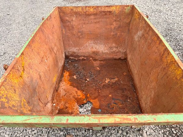 2 yard yrd chain lift builders rubbish rubble skip 397446688