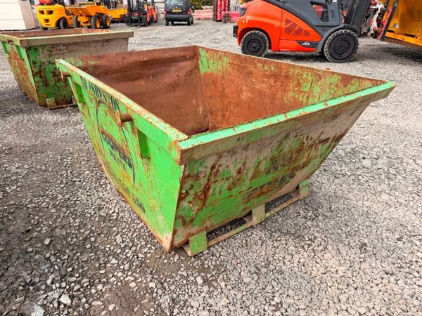 2 yard yrd chain lift builders rubbish rubble skip 397446701