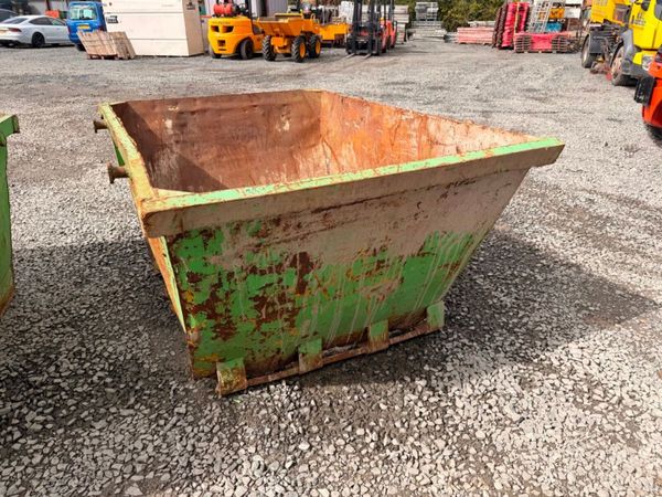 2 yard yrd chain lift builders rubbish rubble skip 397446721