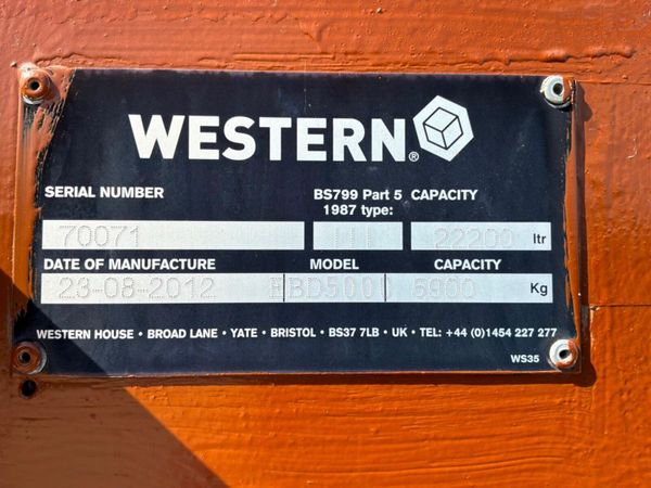 Western 22200 litres bunded fuel storage tank..... 397461273