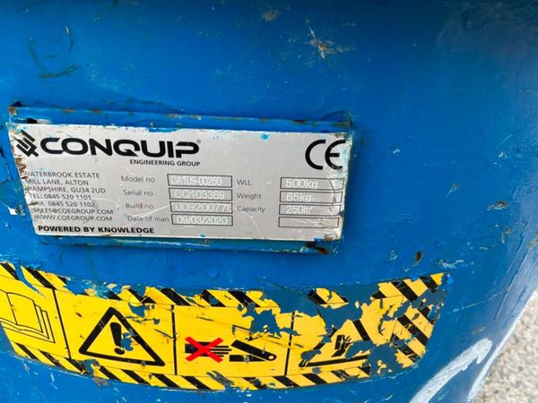 Conquip 250 litres self tipping muck bucket....... 397420695
