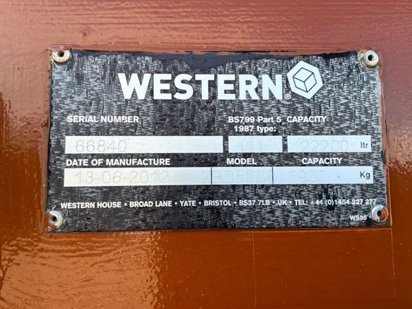 Western 22200 litres diesel storage / delivery Bow 397651881