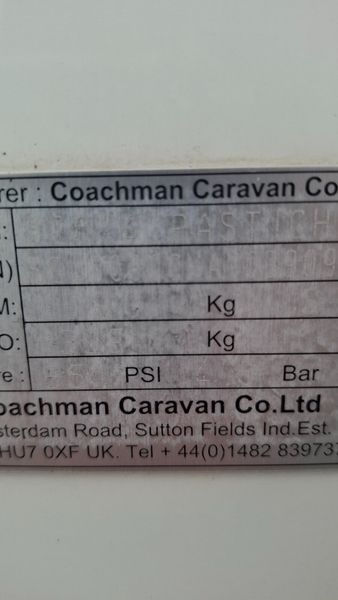 Coachman Patiche 4 berth caravan 397683345