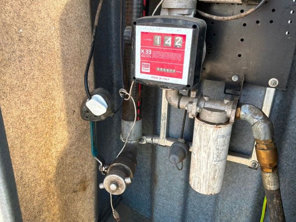 3,000L Bunded Diesel Fuel Tank  Pump, Meter & Nozz 397788102