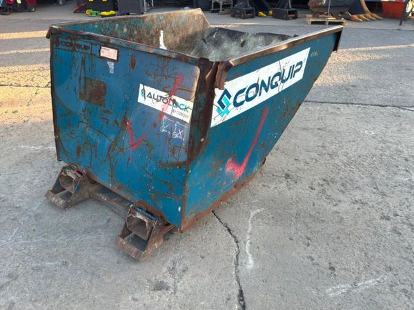 Conquip 1200 litres teleporter tipping skip.....31 397880640