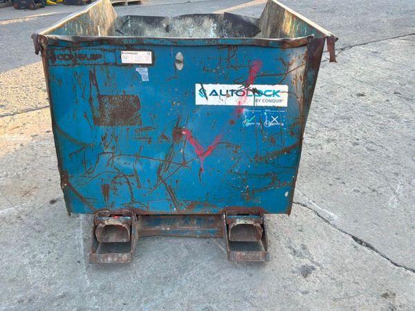 Conquip 1200 litres teleporter tipping skip.....31 397880641