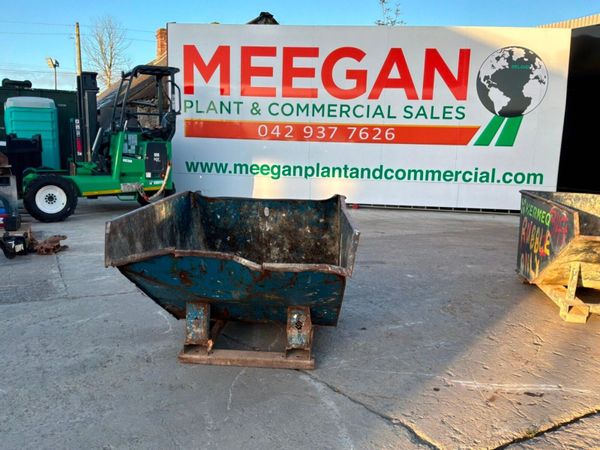 Conquip 1200 litres teleporter tipping skip.....31 397880634