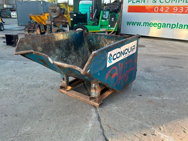 Conquip 1200 litres teleporter tipping skip.....31 397880635
