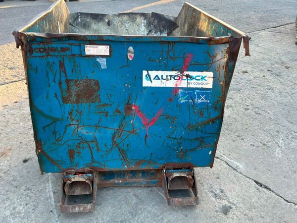Conquip 1200 litres teleporter tipping skip.....31 397880636