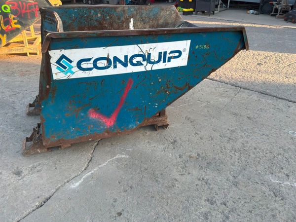 Conquip 1200 litres teleporter tipping skip.....31 397880639