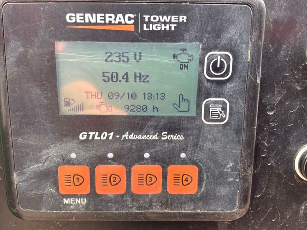 2020 Generac V20 led lighting tower.....9280 hrs.. 397990295