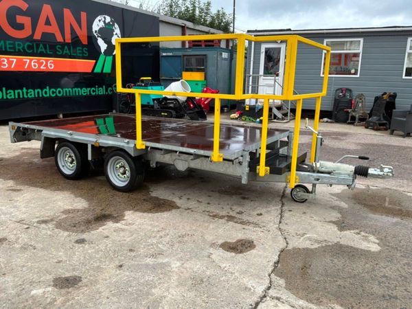 Indespension 12ft x 6ft 6 twin axle plant trailer. 398152246