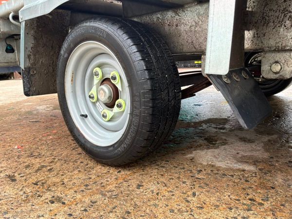 Indespension 12ft x 6ft 6 twin axle plant trailer. 398152259