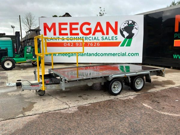 Indespension 12ft x 6'6" twin axle plant trailer.. 398260249