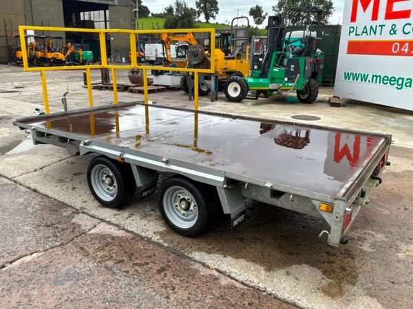 Indespension 12ft x 6'6" twin axle plant trailer.. 398260251