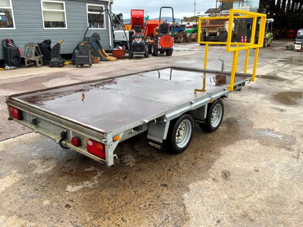 Indespension 12ft x 6'6" twin axle plant trailer.. 398260253