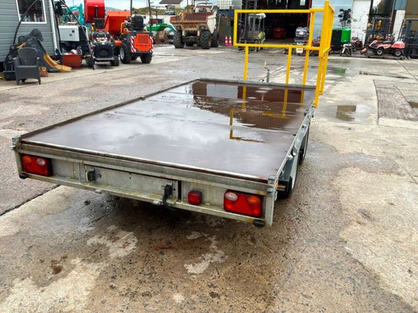 Indespension 12ft x 6'6" twin axle plant trailer.. 398260254