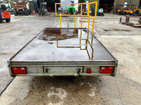 Indespension 12ft x 6'6" twin axle plant trailer.. 398260255
