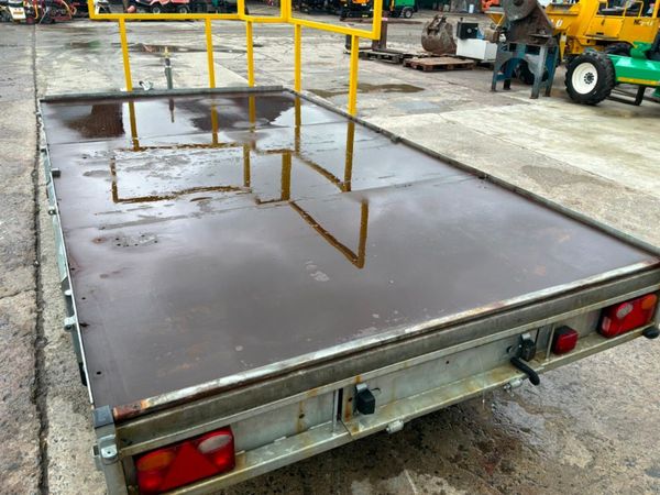 Indespension 12ft x 6'6" twin axle plant trailer.. 398260258