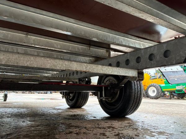 Indespension 12ft x 6'6" twin axle plant trailer.. 398260265