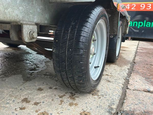 Indespension 12ft x 6'6" twin axle plant trailer.. 398260275