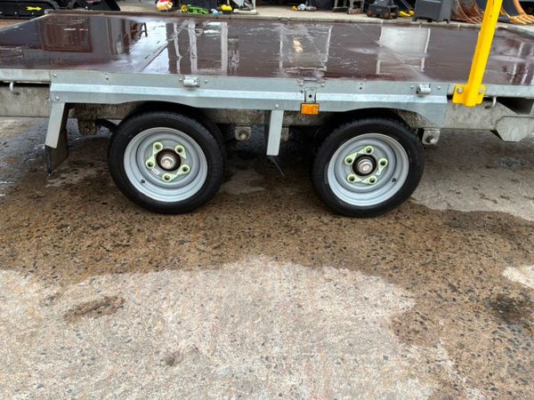 Indespension 12ft x 6'6" twin axle plant trailer.. 398260277