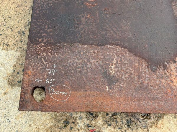 79" x 63" Road plate / trench cover.......30mm.... 398367498