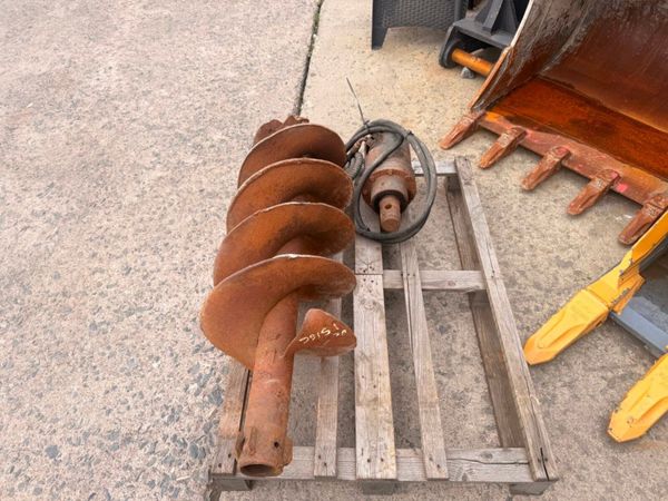 Hydraulic Excavator Auger + 16" bit .....1,850 + V 398778240