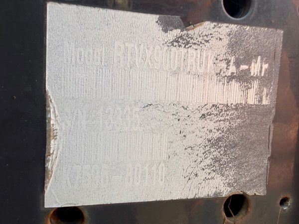 2017 Kubota RTV-X900 4x4  Reverse Fault  Starts & 398778268
