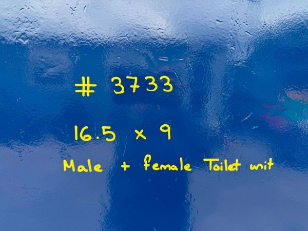 16.5ft x 9ft Male & Female Toilet Block ....3733 398788970