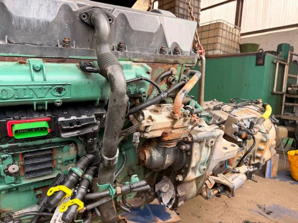 2008 Volvo FM D13B360 Engine + Manual Gearbox + PT 398789037